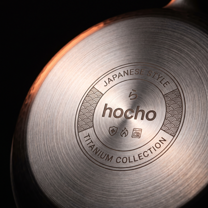 Hocho 有害物質フリーの料理に、純チタン100%フライパン