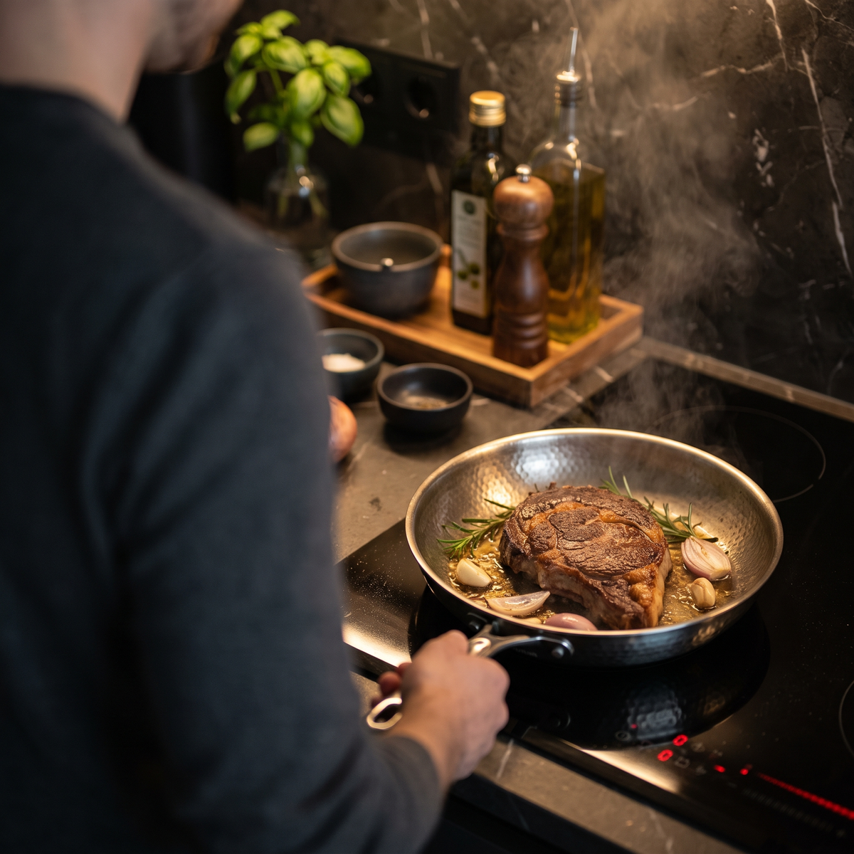 Hocho 有害物質フリーの料理に、純チタン100%フライパン